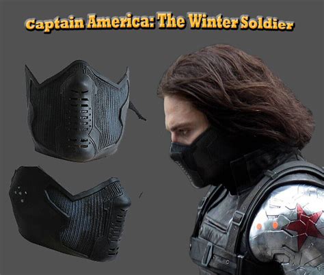 Winter Soldier Face Mask by Jace1969 .